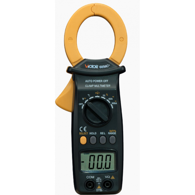 Токовые клещи VICTOR 6056C+ AC/DC до 600 А / 600 В 6056C+-AC/DC